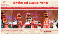 Website Nhà hàng 4U For You